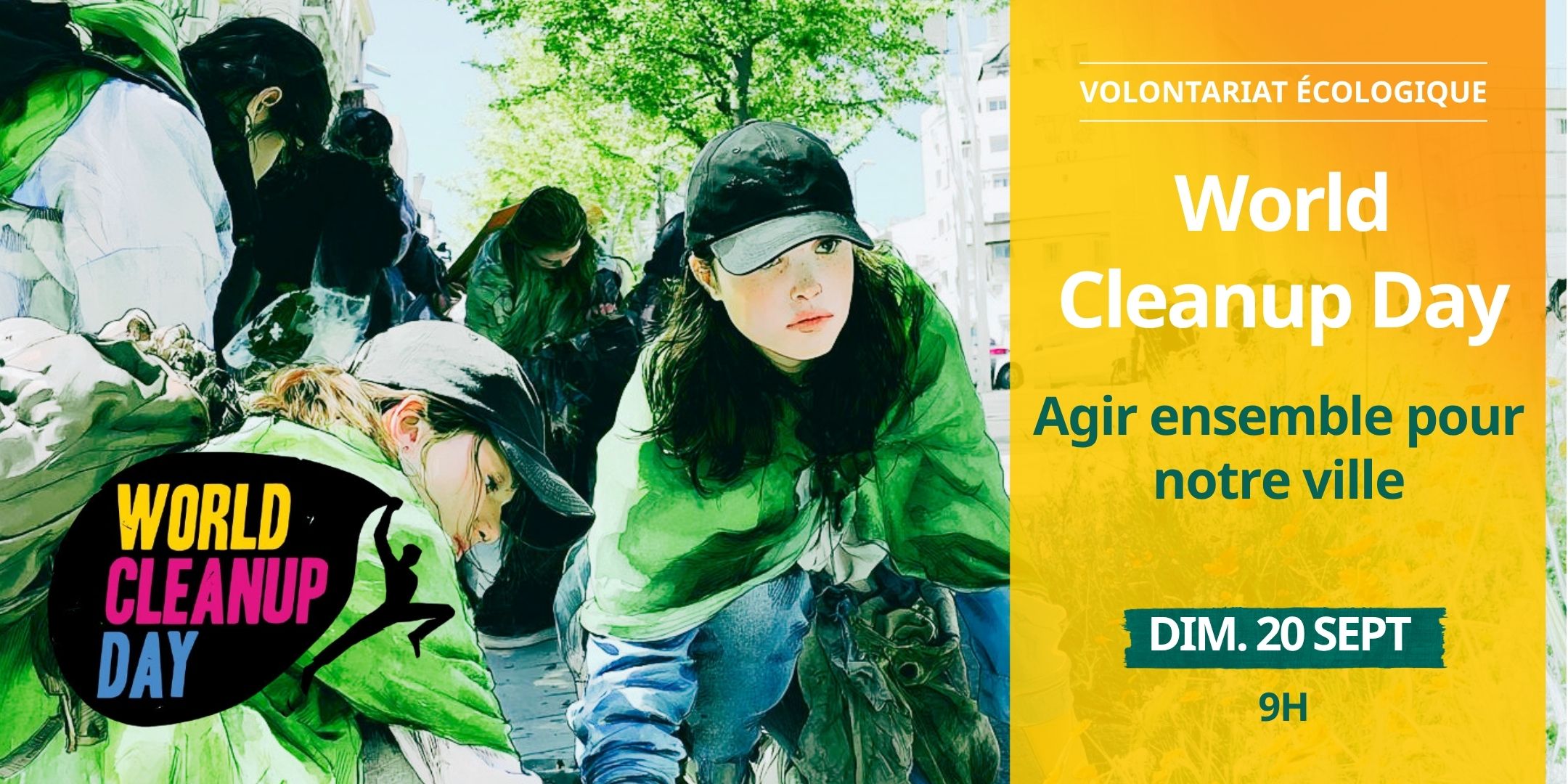 Volontariat — World Cleanup Day